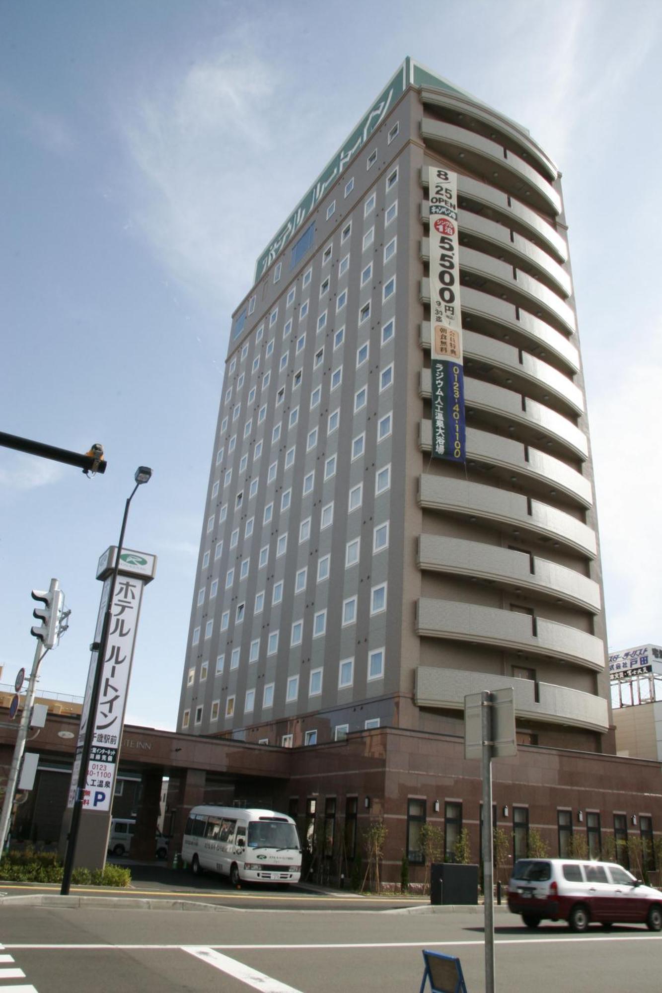 Hotel Route-Inn Chitose Ekimae Eksteriør billede